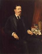 Adolfo Muller-Ury Painting of Governor William Rush Merriam oil painting reproduction